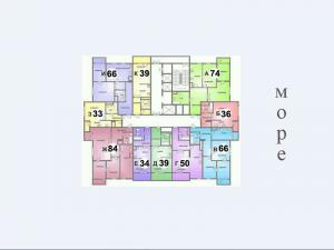 Корпуса 3 и 2, 3-11 этажи - планировка