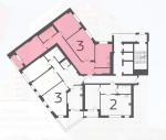 Корпус 3, б/c В, 13-этаж - планировка