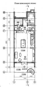План цокольного этажа - планировка