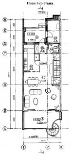 Типовой 1 этаж  - планировка