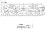 Корпус 1, секция А и Б, 6-8 этажи - планировка