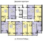 Корпус 102, типовой этаж - планировка