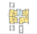 Корпус 1, б/с 1, 4-й этаж - планировка