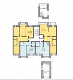 Корпус 1, б/с 4, 4-й этаж - планировка