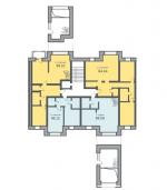 Корпус 1, б/с 5, 4-й этаж - планировка