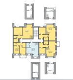 Корпус 1, б/с 8, 4-й этаж - планировка