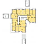 Корпус 3, б/с 1, 4-й этаж - планировка
