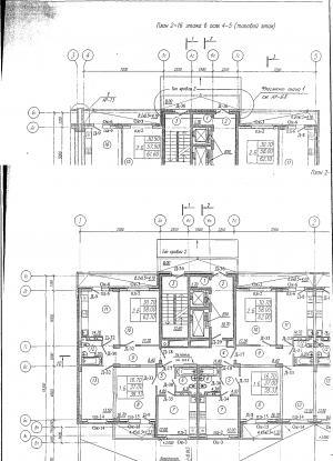 Корпус 3, секция 2, 2-16 этажи - планировка