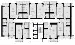 Секция 1, 17-24 этажи - планировка