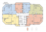 Корпус 3, типовой этаж - планировка