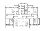 Дом №229, секция 1, 2-6 этажи - планировка