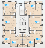Корпус 4, типовой этаж - планировка