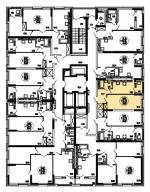 Секции 1, 2 и 3, типовой этаж - планировка
