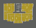 Корпус 7, б/с 2, 9-й этаж - планировка
